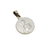 Medalla Escapulario Virgen del Carmen - Plata con frente en oro 18k - 18mm - doble faz en internet
