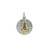 Medalla Virgen de Fátima - Plata Y Oro - 20mm