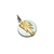 Medalla Arcángel Gabriel - Plata Y Oro - 20mm - comprar online