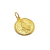 Medalla Santa Isabel - Plaqué Oro 21k - 22mm