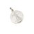 Medalla Virgen De Loreto - Plata Blanca 925 - 22mm - comprar online