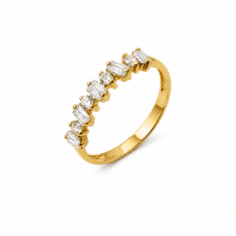 Anillo LUA 18k Gold Crystal