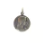 Medalla Virgen María - Plata 925 envejecida - 22mm