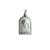 Medalla Virgen De Medjugorje - Plata 925 - 22 x 15mm