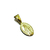 Medalla Virgen Milagrosa - Plata con frente de Oro - 20mm - comprar online