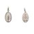 Medalla Virgen Milagrosa - Doble Faz - Plata Blanca 925 - 14mm
