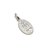 Medalla Virgen Milagrosa - Doble Faz - Plata Blanca 925 - 14mm en internet