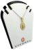 Medalla Virgen Milagrosa - Plata con frente en oro 18k - Doble faz - 18mm - Vicenza Joyas y Relojes