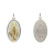 Medalla Virgen Milagrosa Doble Faz - Plata Y Oro - 32mm