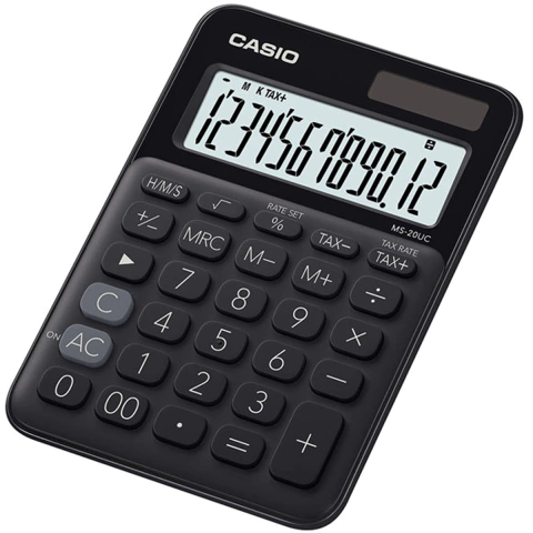 Calculadora Casio De Escritorio Ms-20uc-bk Pila/solar