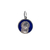 Medalla Virgen Niña - Plata 925 Blanca y esmalte - Grabado - 14mm