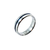 Anillo De Tungsteno Y Titanio - Modelo Parma Platino Blue