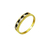 Anillo DIANA Oro 18K Gold Crystal Jet