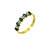 Anillo LUA 18k Gold Crystal