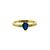Anillo Solitario CORINTO 18k Gold Montana Blue Crystal - comprar online