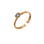 Anillo Solitario SOBEK 18K ROSÉ