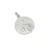 Medalla Sagrado Corazón De Jesús - Plata Blanca 925 - 26mm - comprar online