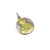 Medalla Sagrado Corazón De Jesús - Plata Y Oro - 24mm - comprar online