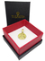 Medalla Sagrado Corazón de Jesús - Plata con frente en oro 18k - 18mm - Vicenza Joyas y Relojes