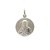 Medalla Sagrado Corazón De Jesús - Plata 925 Blanca - 18mm