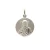 Medalla Sagrado Corazón De Jesús - Plata 925 Blanca - 20mm
