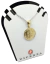 Medalla San Benito - Plata con frente en oro 18k - Doble Faz - 22mm - tienda online