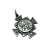 Cruz San Benito - Doble Faz - Plata 925 envejecida - 32mm - comprar online