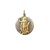 Medalla San Expedito - Plata 925 Y Oro 18k - 24mm