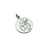 Medalla San Francisco de Asís - Plata 925 Blanca - 24mm - comprar online