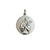 Medalla San Francisco de Asís - Plata 925 Blanca - 24mm