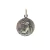 Medalla Santa Cecilia - Plata 925 envejecida - 20mm