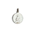 Medalla Santa Inés - Plata 925 Blanca - 16mm