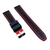 Malla Para Reloj - Marca Ibérica - Silicona - Negro y Rojo