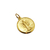 Medalla Stella Maris - Plaqué Oro 21k - 20mm