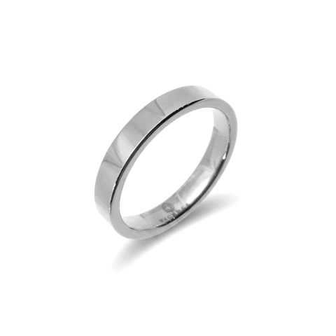 Anillo De Tungsteno Y Titanio - Modelo Turín IV Natural