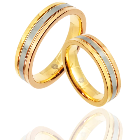 Venecia - Alianzas de Tungsteno Y Titanio con Rodio - 3 colores - comprar online