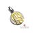 Medalla Virgen Niña - Plata 925 Y Oro 18k - 18mm - comprar online