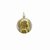 Medalla Virgen Niña - Plata 925 Y Oro 18k - 20mm