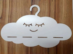 Cabide Porta Laço Mdf Branco, Meus Lacinhos , Kit Com 10 Unidades na internet