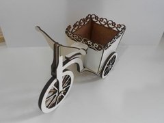 Bicicleta Provençal Branca C/ Cahepô P/ Flores, P/montar - comprar online