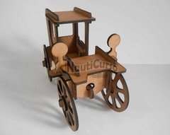 Carrinho Madeira P/montar Calhambeque| MDF | Corte a Laser - comprar online