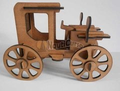 Carrinho Madeira P/montar Calhambeque| MDF | Corte a Laser
