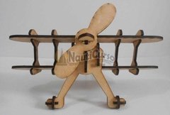 AV-002 - Avião Biplano modelo-2 P/montar | MDF | Corte a Laser - LitoralLaser Corte Laser