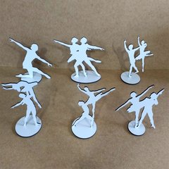 50x Bailarinas 15cm Mdf - Decoração De Festa - LitoralLaser Corte Laser