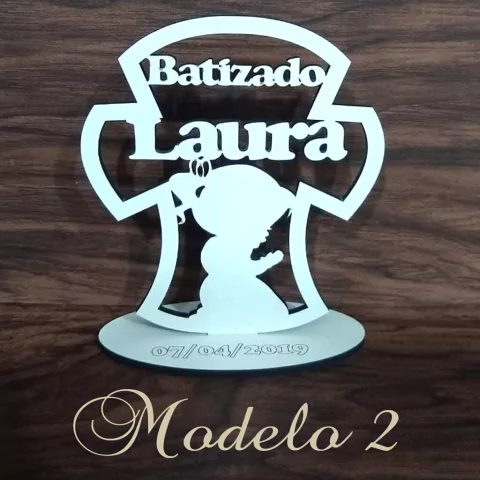 10x Lembrancinhas MODELO 2 Aniversário Chá De Bebê, Batizado 10cm altura