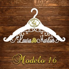 Cabide Modelo 16 Personalizado casamento, Daminha, debutante, Loja