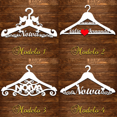 3x Cabides C/nomes Personalizado Debutante Daminha, Noivos