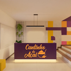 Quadro Decorativo Cantinho Do Açaí Litoral Laser na internet