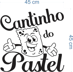 Cantinho do Pastel 45x45cm - comprar online