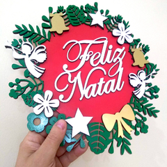 Guirlanda de Natal - Natureza - 30x30cm - comprar online